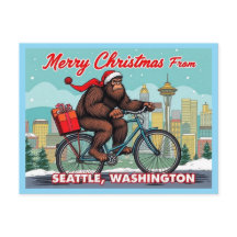 シアトル在住のビッグフットにメリークリスマス