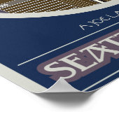 シアトル夕べプリント ポスター (角)