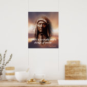 シアトル引用文オンデス ポスター (キッチン)