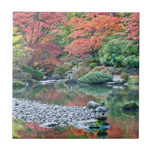 シアトル樹木園日本庭園 タイル (正面)