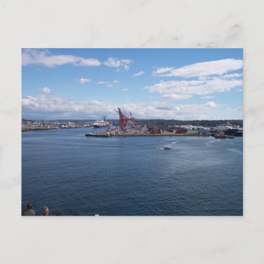 シアトル港 ポストカード (正面)
