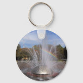 シアトル科学センター噴水ワシントン写真 キーホルダー (正面)