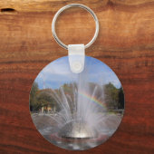 シアトル科学センター噴水ワシントン写真 キーホルダー (正面)