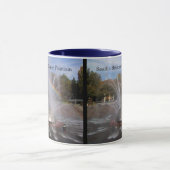 シアトル科学センター噴水ワシントン写真 マグカップ (中央)