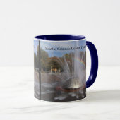 シアトル科学センター噴水ワシントン写真 マグカップ (正面右)