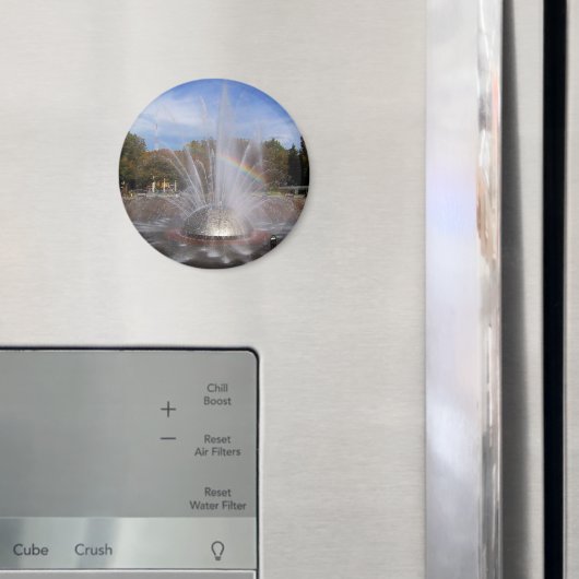 シアトル科学センター噴水ワシントン写真 マグネット (インサイチュ (冷蔵庫))