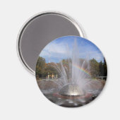 シアトル科学センター噴水ワシントン写真 マグネット (正面/裏面)