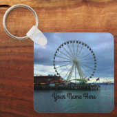 シアトル素晴らしホイール#2キーチェーン キーホルダー (正面)