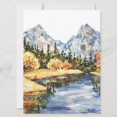 シアトル結婚での週末 |日程 招待状 (裏面)