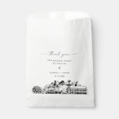 シアトル結婚スカイラインのお願いバッグ フェイバーバッグ (正面)