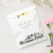 シアトル結婚ズパーソナライズされたのバッグ フェイバーバッグ (封をした状態)