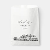 シアトル結婚ズパーソナライズされたのバッグ フェイバーバッグ (正面)