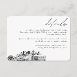 シアトル結婚ズホテルルームブロック詳細 エンクロージャーカード