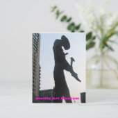 シアトル美術館 – ハンマーリングマン ポストカード (スタンド正面)