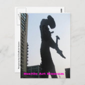 シアトル美術館 – ハンマーリングマン ポストカード (正面/裏面)