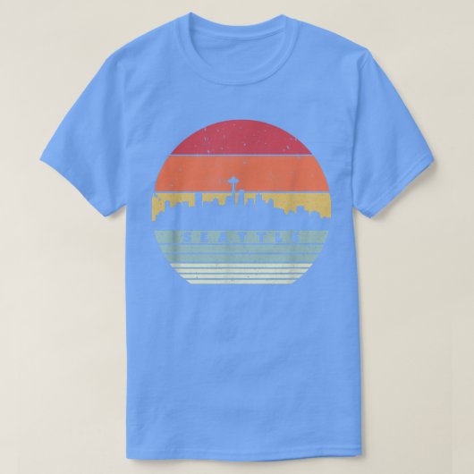 シアトル記念物 Tシャツ (デザイン正面)