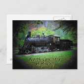 シアトル退職したライトからエンジンを編成 ポストカード (正面/裏面)