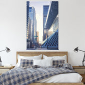 シアトル通りビューとアーキテクモダンチャ キャンバスプリント (インサイチュ (寝室))