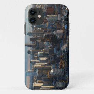 シアトル都市スカイラインの空中写真 iPhone 11 ケース