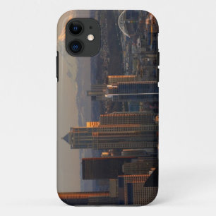 シアトル都市スカイライン2の空中写真 iPhone 11 ケース