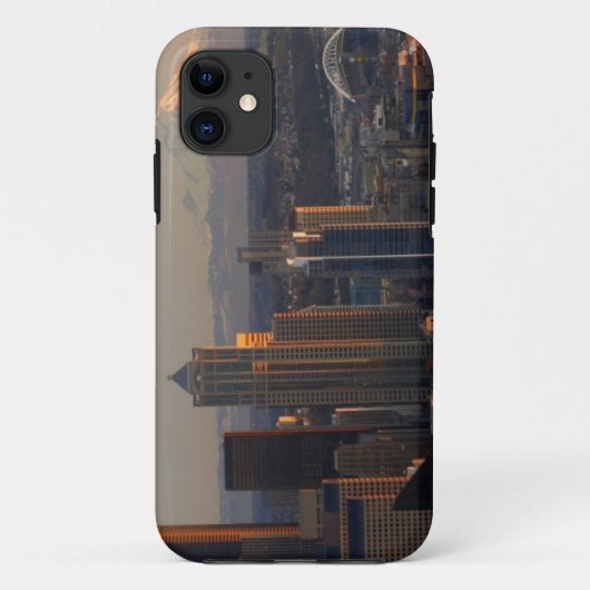 シアトル都市スカイライン2の空中写真 Case-Mate iPhoneケース (裏面)
