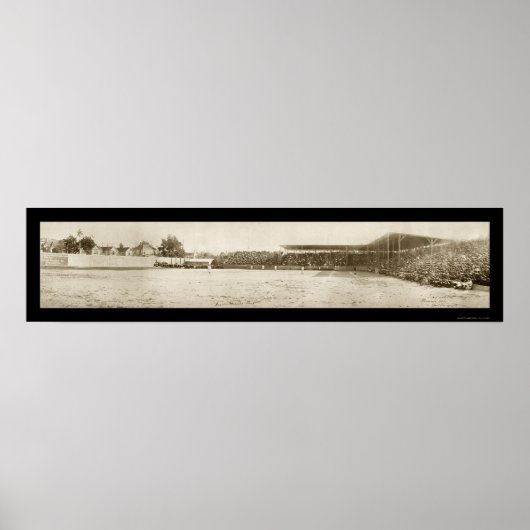 シアトル野球公園写真1907 ポスター (正面)