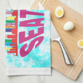 シアトル キッチンタオル (四つ折り)