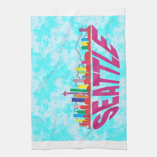 シアトル キッチンタオル (縦)