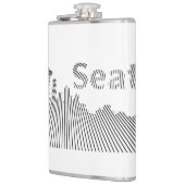 シアトル・グラフィック フラスク (左)