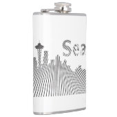 シアトル・グラフィック フラスク (右)