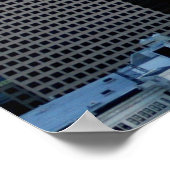 シアトル・スカイラインとレイニエ山 ポスター (角)