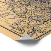 シアトル，スポケーン ポスター (角)