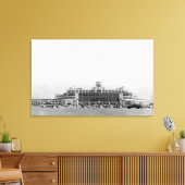 シアトル – タコマ空港の屋外ビュ国際的ー キャンバスプリント (インサイチュ (リビング))