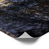 シアトル、ダウンタウン、トワイライトのレイニア山 ポスター (角)