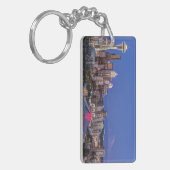 シアトル、ダウンタウン、レイニア山アットトワイライト キーホルダー (正面左)