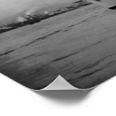 シアトル・ハーバーにアンカーされた巡洋艦ワシントン ポスター (角)