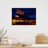 シアトル，パイクプレイスマーケット ポスター (キッチン)