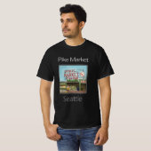 シアトル，パイクプレイスマーケット Tシャツ (正面フル)