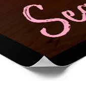 シアトル・パブリック・マーケットでの夜 ポスター (角)