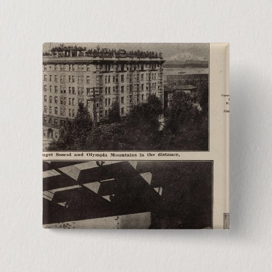 シアトル·ビューズ 缶バッジ (正面)