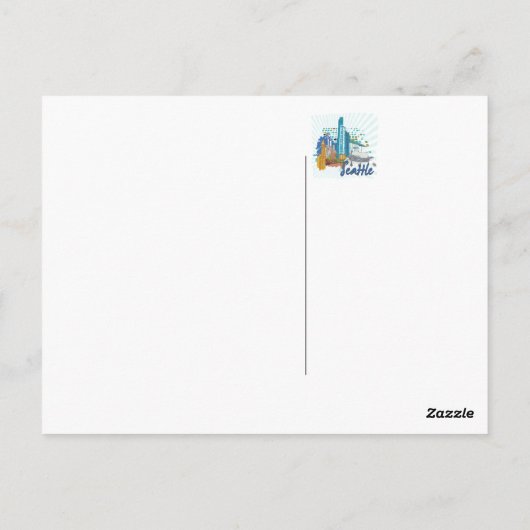 シアトル ポストカード (裏面)