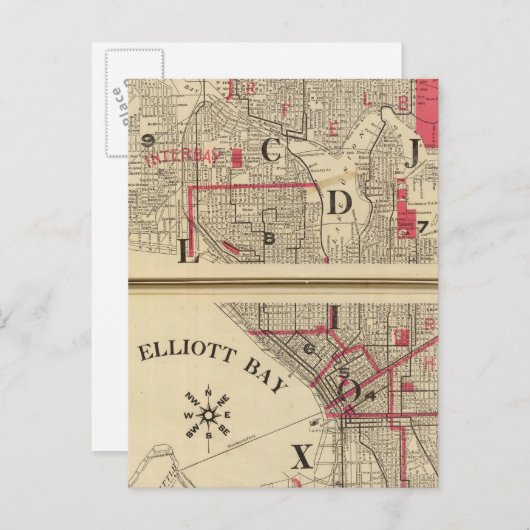 シアトル ポストカード (正面/裏面)