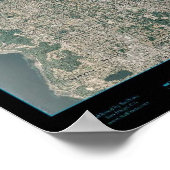 シアトル・メトロエリア、ワシントン衛星ポスター ポスター (角)