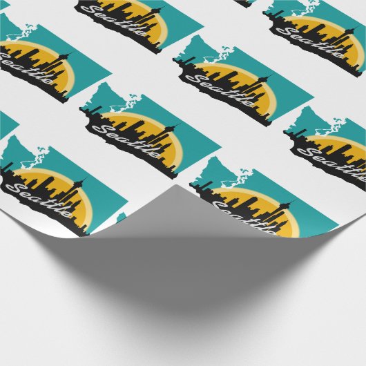 シアトル ラッピングペーパー (角)