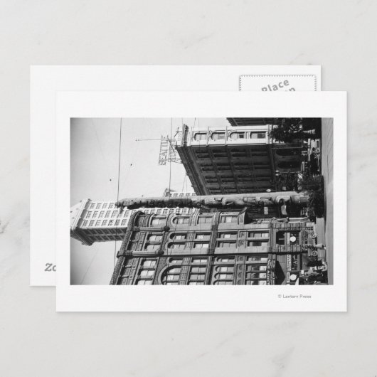 シアトル、ワインディアントーテムポールアットパイオニアスクエア ポストカード (正面/裏面)