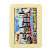 シアトル・ワシントンからのヴィンテージの挨拶 マグネット (縦)