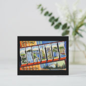 シアトル・ワシントンからの挨拶 ポストカード (スタンド正面)