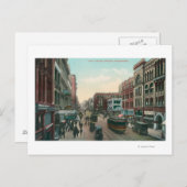 シアトル,ワシントンエアリアルビューオブファーストアベニュー ポストカード (正面/裏面)