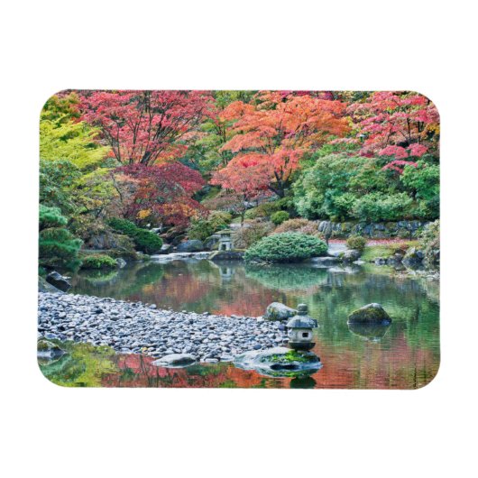 シアトル、ワシントン公園植物園日本庭園 マグネット (横)