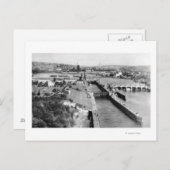 シアトル,ワシントン州政府ロックバラードビュー ポストカード (正面/裏面)